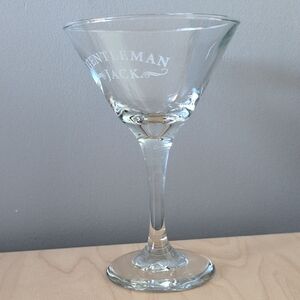 EUC Gentleman Jack Clear Martini Glass